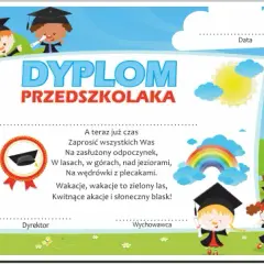 Jak wypisac dyplom dla przedszkolaka, aby zachwycić dziecko i rodziców