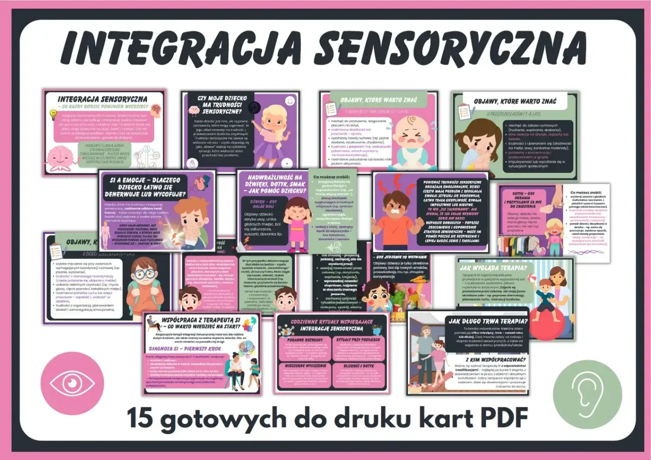Zdjęcie Integracja sensoryczna ćwiczenia pdf – skuteczne materiały do pobrania